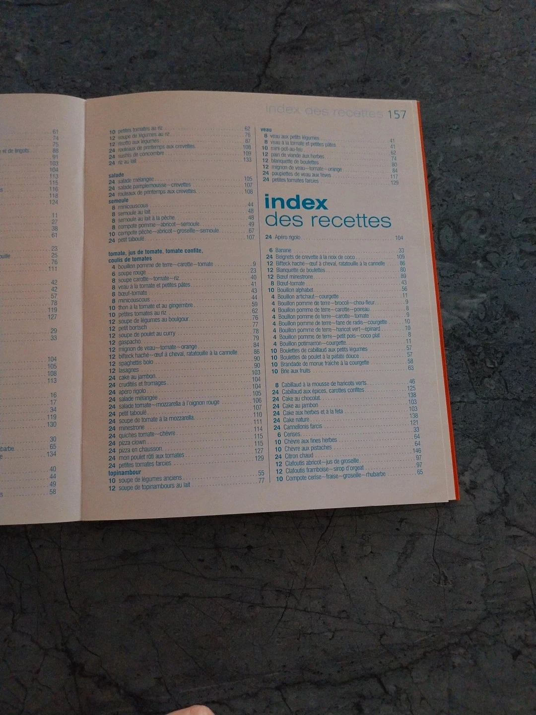 Livro de receitas "mes petits plat pour bébé" – photo 12